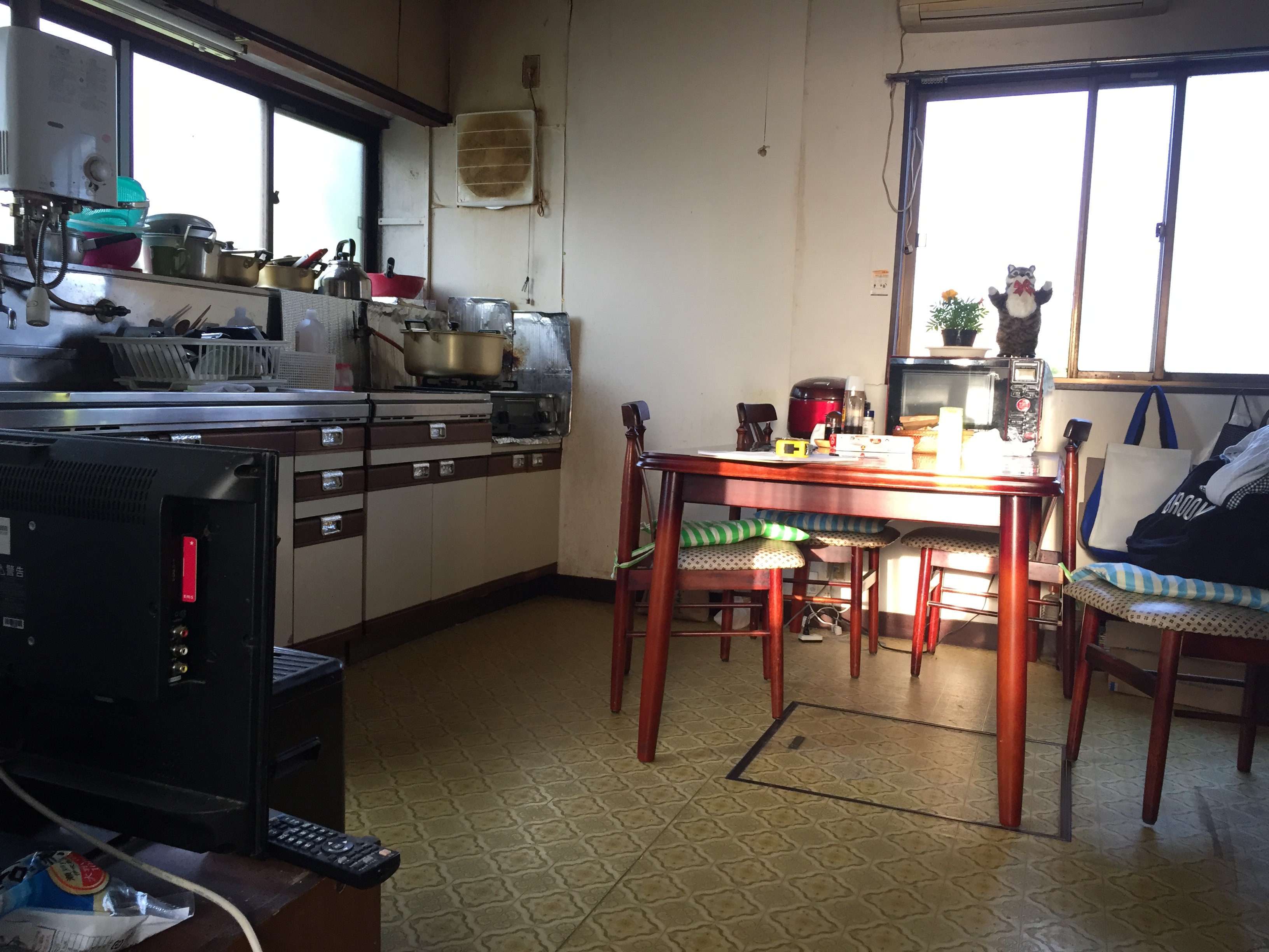 福島県会津若松市の住宅で、タカラスタンダード製のお風呂と台所に交換した水回りリフォーム事例