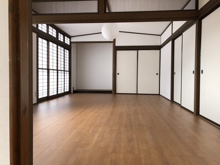 福島県郡山市の住宅で和室の畳をフローリングに張替えた内装リフォーム